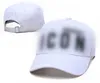 Nuevo diseño para hombre Diseñador Sombrero de cubo para hombres Mujeres Marca Carta Gorras de bola 4 estaciones Deportes ajustables Gorra de béisbol marrón Encuadernación Sombreros para el sol L10