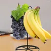 Servis uppsättningar Banana Rack Storage Stand Hook Keeper Desktop Hanger Farmhouse Fruit Kitchen Countertop