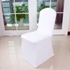 Stretch Spandex Folding Chair Cover Universal Emitted Seat Cover Protector för Wedding Party Banket Holidays Firande dekoration Elastiska stolar omslag