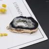 Anhänger Halsketten Naturstein Achat Geode unregelmäßige Kristall Druzy Charms für Frauen Männer Schmuck Making DIY Halskette Accessoires Großhandel