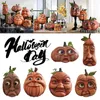 Altre forniture per feste di eventi divertenti horrowen Halloween Pumpkins Head Head Expression Freak Horror Pumpkins Face Pricevi