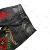 Женские джинсы y2k Street Hiphop Clothing Американская ретро -вышивка Негабаритная джинсовая рок Сексуальные штаны Wideleg Straightleg Men 230823