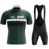 Ensembles de maillots de cyclisme RCC POC hommes ensemble vêtements de course été séchage rapide vtt chemise tenue de vélo Ropa professionnel vêtements de vélo uniforme Kit 230822