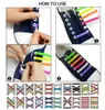 Shoe Parts Accessories 16PcsSet Silicone Elastic Shoelaces Laces Special No Tie Shoelace for Men Women Lacing Rubber Zapatillas 13 Colors 230823