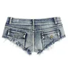 Kvinnors shorts sommar sexig vintage mini korta jeans byte vestidos klubb party bikini botten söt denim