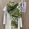 Top quality Italian men's and women's scarves Printed wool 100% silk wool imported scarves with warm coats