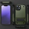 Armadura à prova de choque de Kickstand de corpo inteiro para iPhone 13 Pro 11pro 12 Pro x Xs 14 Pro Max 7 8 14 Plus XR SE Militar de grau Militar