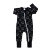 Barboteuses bébé garçon vêtements à manches longues filles Onesie enfants tenues dessin animé bambou coton Roupas Bebes infantile combinaison 230823