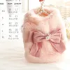 Dog Apparel Hair Coat Clothes Autumn Winter Cat Princess Cotton Sweater Plush Butterfly Small Pet Dress Costume