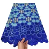 Strassmestas de laço de vilace suíço Voile 5 jardas Vestidos de pano de algodão para mulheres festas de casamento textil lady roupas de costura Aparel de noiva de alta qualidade 2023 YQ-8178