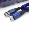 3A fast charging cable Type-C USB phone data cable V8 interface Braided fabric cable