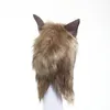 أقنعة الحفلات Halloween Latex Rubber Wolf Head Hair Mask Werewolf Gloves Party Party Decary Decequerade Props 230822