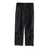 Designers casual pant streetwear jogger byxor svettbyxor långt. Arkiv 21ss sida zip panel high street tredimensionella prestanda byxor wook byxor