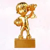 Декоративные предметы статуэтки Trophy Award Trophies Football Soccer Gold Party Cup Prize Prize Awards Sports School Favors Golden вратает Церемония Церемонии подарки 230822