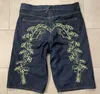 Mens Jeans Y2K été Denim Shorts hommes Harajuku mode imprimé décontracté pantalons courts femmes Hip Hop Punk Streetwear Goth Baggy jean pantalon 230823