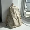 Backpack Student Duża pojemność lekka szkolna torba szkolna dla dziewcząt harajuku solidny kolor japońsko ins męski podróż dla kobiet