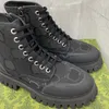 Designer Boots High Quality Lace-Up Boots Men Women Boots Half Boots Classic Style Shoes Winter Fall Snow Boots