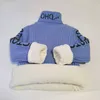Pullover pojkar tröja barn vinterkläder barn mode stickade turtleneck kläder flickor högkvalitativ spädbarns costum varm 230823