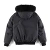 Mooses Knuckles Jaqueta Masculina de Alta Qualidade Pele Real Inverno Mens Balístico Bomber Parka Outwear Quente Casaco À Prova de Vento Curto Mooseknuckle YO7J