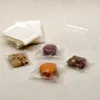 Geschenkomschakeling 100 stks Plastic transparante verpakkingszakken Cookie Bag Diy zelfklevende afdichting Zakje Candy Geschenken voor bruiloft
