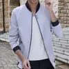 Giacche da uomo Casual Solid Seam Cucca da tasca Stipperio Collar Maniche lunghe MANUPPER CAPPOLE MENS BRIG E COVILI ALTI