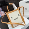 Cabas Designer väskor Kvinnor Most Classic Letter Totes Girls Shoulder Purse Canvas Leather Unisex Clutch Bag Crossbody 3 Colors 2 Storlek