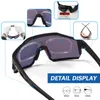 Eyewear ao ar livre 2023 Marca Kapvoe Cycling Glasses Sports UV400 Mountain Riding Bike Protection Goggles MTB Bicycle Sunglasses 230822