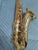 Klassisk original 803 Struktur BB Professional Tenor Saxofon Dubbel Rib-förstärkning Abalone Key Högkvalitativ ton Tenor Sax