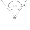 Pendant Necklaces Women And JewelryClassic Fashion Single Layer Butterfly Necklace 2023 Collar Chain Light Luxury Small Neckchain Gift