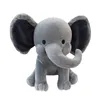 Poupées en peluche Jouets d'éléphant Chambre de bébé Décoratif en peluche pour dormir 25 cm Kawaii Animal Enfant Enfants Peluches Jouet Rose Gris Poupée 230823