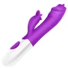 Jina Longe Женский двойная голова Vibrant Licking Clitoris Mimi Fun Product G-Point Simulation Stick Warm Masturbation Device
