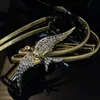 Other Fashion Accessories Luxury brand belt 2023 metal elastic bird waist chain gold colour stripes animal shape inset decorative women 230822