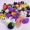 Other Festive Party Supplies 5-50Pcs Halloween Mochi Squishies Toys Kawaii Pumpkin Spider Ghost Squeeze Stress Relief Toys Party Favors Halloween Gift L0823