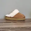 Klassiker Designer Schneestiefel Mini Tasman Slipper Plattform Flauschige Maultiere warme Winter halbe Frauen Pelzstiefel luxuriöse Schuhstiefel Bottes Größe 36-43