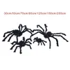 Otros suministros para fiestas de eventos 30 cm 50 cm 75 cm 90 cm 125 cm 150 cm 200 cm Araña negra Decoración de Halloween Casa encantada Prop Interior Decoración gigante al aire libre 230823