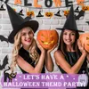 Andere feestelijke feestartikelen Halloween Floating Decoration Black Witch Hat met transparant hangend touw voor Halloween -kostuumaccessoires Party Decor L0823