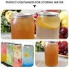 Dinnerware Sets Milk Tea Wrapping Bottles Disposable Household Storage PET Empty Shake Dessert Ring-pull Packing Containers