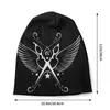 Berets Hairdresser Angel Cutting Beanie Cap Unisex Winter Bonnet Homme Knitted Hats Outdoor Barber Hairstylist Skullies Beanies