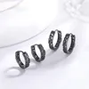 100% réel 925 boucles d'oreilles en argent sterling femmes hommes personnalisé vintage femme Huggie Hoop boucle d'oreille bijoux de fête en gros YME006