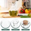 Dinnerware Sets Glass Oiler Olive Cruet Container Small Condiment Bottle Kitchen Dispenser Spout