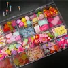 NAK ART Decorations One Box 3d Nail Arms Charms Luxe nageldecoratie Kawaii Resin Jelly Gummy Bear/ Flower/ Candy/ Lollipop Diy Nail Accessories 230822