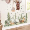 Wandstickers bergen en bomen Cartoon dieren Kleuterschool PVC Materiaal Selfadhesive Decor Home Accessoires Wallpaper 230822