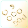 100pcslot Gold Silver Openable Steel Open Drump Rings Direct 4568 мм разъемы колец для выводов Diy Ewelry5096936