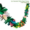 Faux verdure florale artificielle feuilles de palmier tropicales plante hawaïenne Luau Aloha été Jungle thème fête décoration mariage anniversaire maison table décor 230822