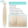Syntetiska peruker Mänskligt hår flätande bulk raka buntar Vietnam Remy Human Hair No Weft Human Hair X0823