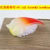 Fleurs décoratives nourriture artificielle faux Sushi Simulation réaliste tranche de fruits de mer simulé accessoire pour vitrine