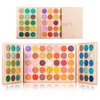 Oogschaduw Veronni 65 kleuren oogschaduwpalet kleurrijke make -up set hoog pigment glinstering matglitter pro heldere kit 230822