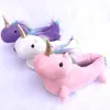 Сандалии Зима прекрасные домашние тапочки Licorne White Shoes Kids Unicorn Slippers Животные Unicornio взрослые дети мальчики девочки 230823