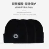 Beanie/Skull Caps Led Wool Hat Led Led Light Break Hat herfst en winternacht vissen met licht emitting hoed J230823