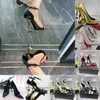 Дизайнерские туфли обувь женская насосы Спитто Сандалии на каблуке 8 10 см. Свадебный офис карьерный офис Черный Горячий красный коричневый